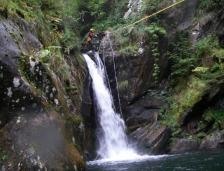 Wasserfall-Canyoning